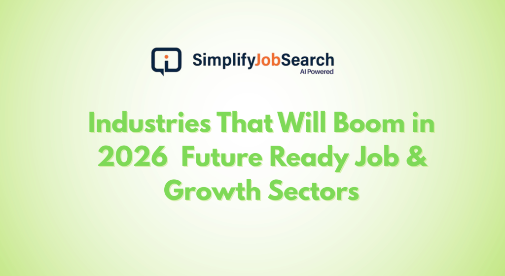 Top Industries That Will Boom in 2026 Growth & Career Guide