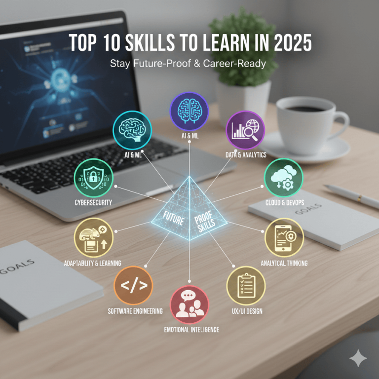 Skills to Learn in 2025 — Top 10 Must-Have Skills to Stay Future-Proof