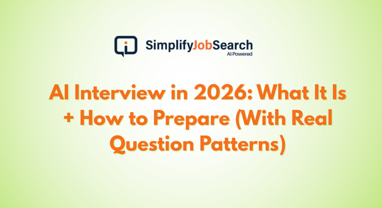 AI Interview in 2026: What It Is + How to Prepare (With Real Question Patterns)