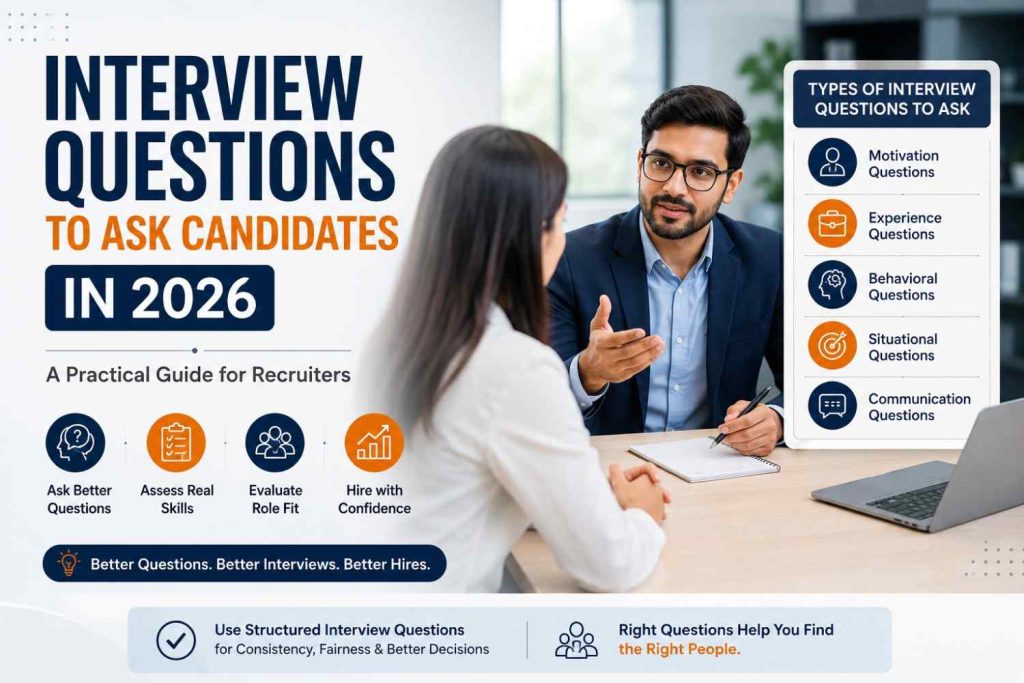 Interview Questions to Ask Candidates in 2026: A Practical Recruiter Guide
