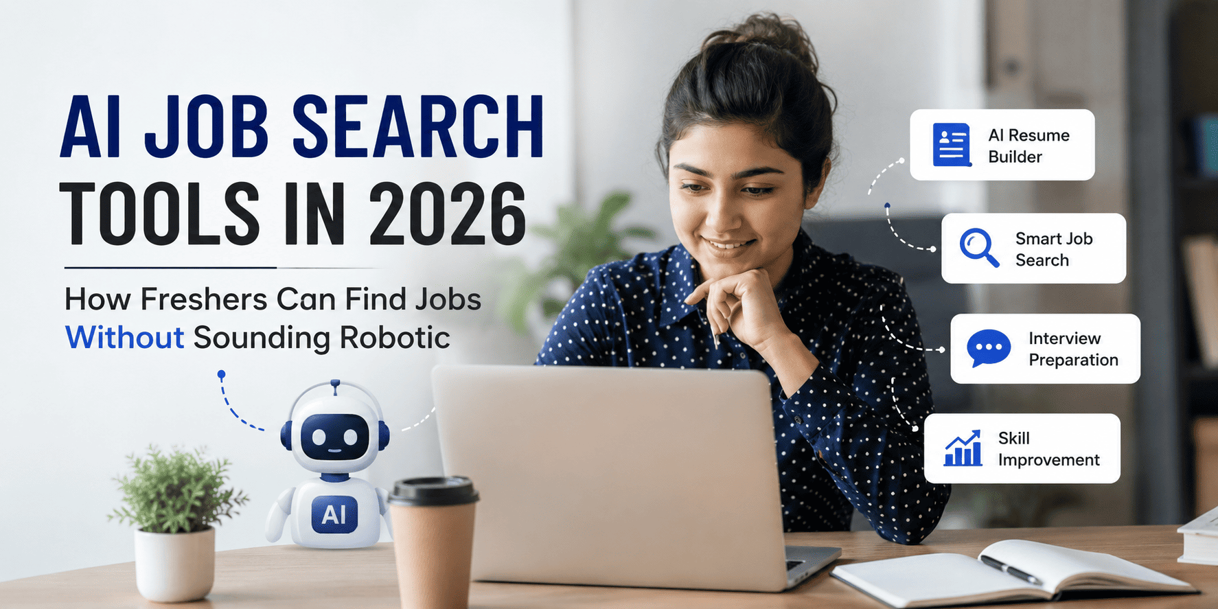 AI Job Search Tools in 2026: How Freshers Can Find Jobs Without Sounding Robotic