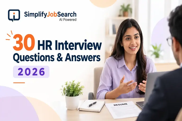 HR Interview Questions and Answers 2026: 30 Common Questions with Sample Answers